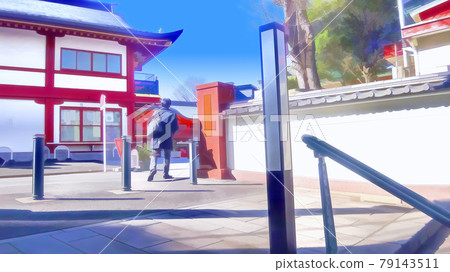 Kanda Myojin Anime-style processing Kanda Myojin Anime-style processing 79143511