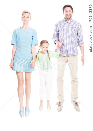 Happy Family Jumping Happy Family Jumping 79143576