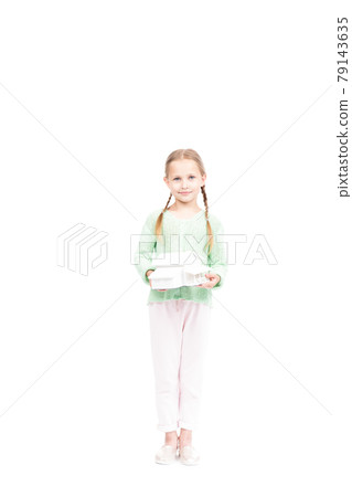 Girl With House Model 79143635
