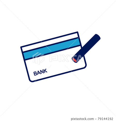 Illustration of passbook and seal 79144192