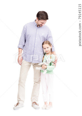Happy Father With Daughter 79145115