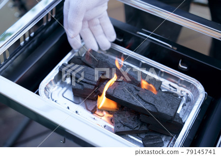 Preparation for barbecue 79145741