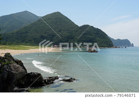 Sanin coast in early summer 79146871