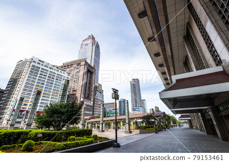 Architectural landscape in front of Taipei Main Station Square, Taiwan. Architectural landscape in front of Taipei Main Station Square, Taiwan. 79153461