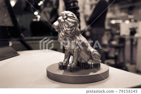 Object printed on metal 3d printer close-up 79158145