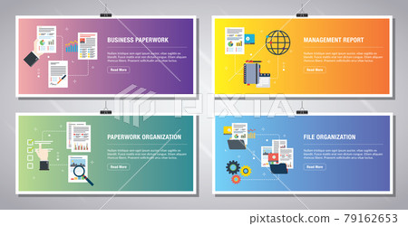 Business paperwork organization, review and data file. 79162653