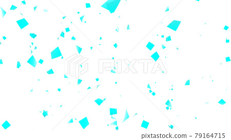 Confetti Light blue Particle size Medium Transparent background [There is another Ver] 79164715