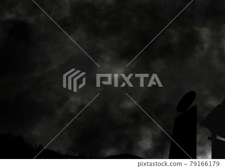 Jet-black night sky from the bus stop Jet-black night sky from the bus stop 79166179