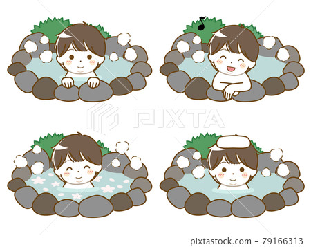 一個喜歡泡溫泉的胖小男孩 一個喜歡泡溫泉的胖小男孩 79166313