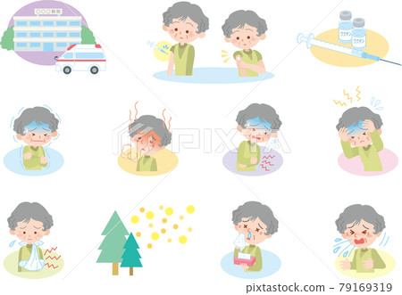 疾病症狀醫療套裝_老年婦女 79169319