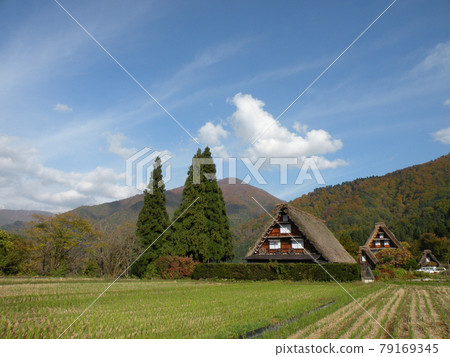 白川鄉的秋天 79169345