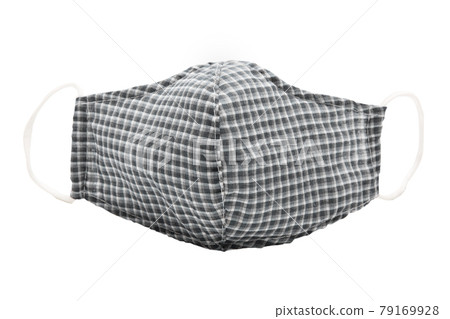 Antivirus mask made of fabric on a white background Antivirus mask made of fabric on a white background 79169928