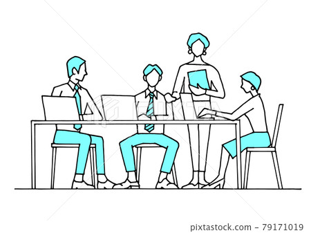 在辦公室工作的人 79171019
