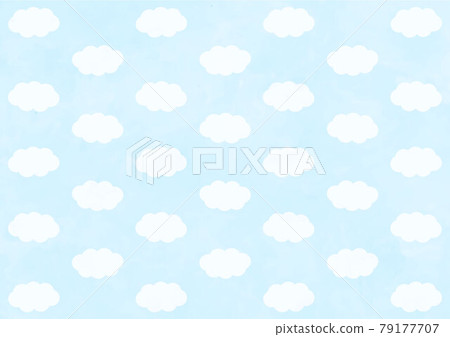 背景雲紋天藍色 背景雲紋天藍色 79177707