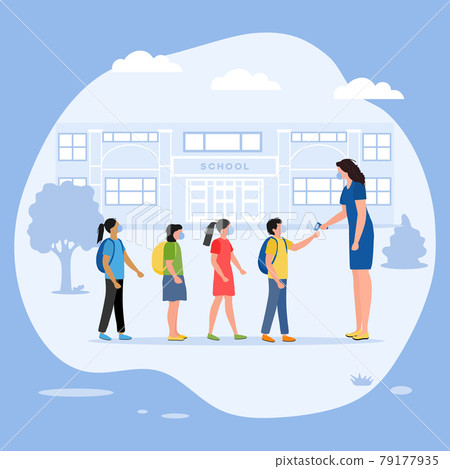 Back to school Coronavirus People Pupil Teacher 79177935