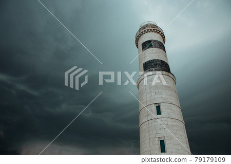 Murano lighthouse during a storm Murano lighthouse during a storm 79179109