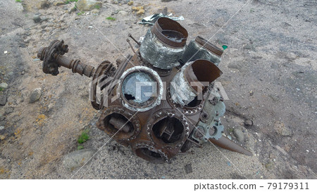 Aircraft debris from Over Exposed, Bleaklow, UK. 79179311