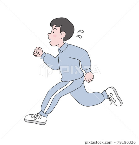 Running boy Running boy 79180326
