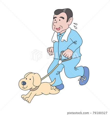 帶著狗奔跑的男人 帶著狗奔跑的男人 79180327
