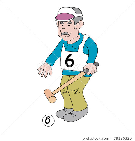 Gateball old man 79180329