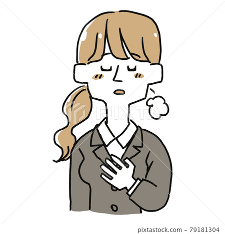 穿著寬鬆西裝的女人 79181304