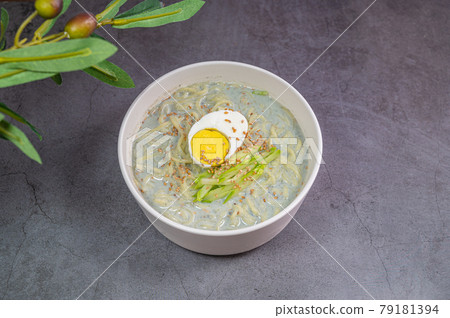 Delicious Korean Cold Soybean Noodles 79181394