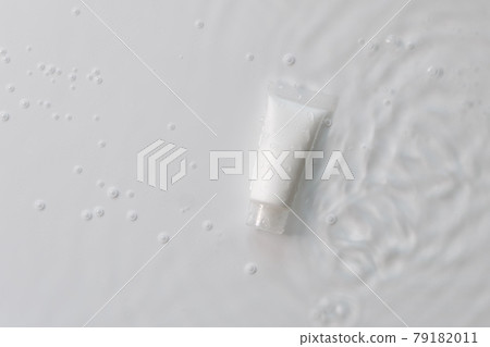 cosmetic bottle cream packaging product on white water background 79182011