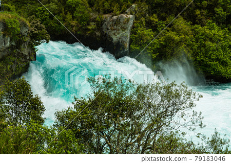 Huka Falls in Taupou, New Zealand 79183046