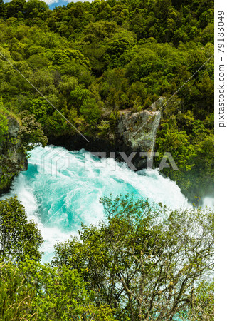 Huka Falls in Taupou, New Zealand 79183049