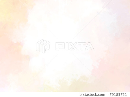 夢幻般的粉紅色和橙色淡水彩紋理背景 夢幻般的粉紅色和橙色淡水彩紋理背景 79185731