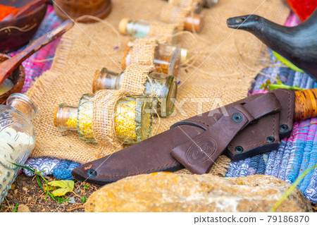 Natural spices for cooking healthy food 79186870