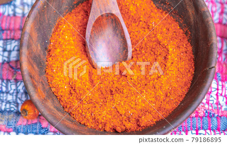 Exotic food in wooden bowl Exotic food in wooden bowl 79186895