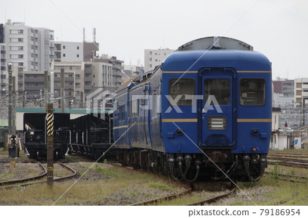 Blue Train Passenger Car (2021) detained in Oku Rolling Stock Center Blue Train Passenger Car (2021) detained in Oku Rolling Stock Center 79186954