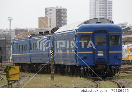 Blue Train Passenger Car (2021) detained in Oku Rolling Stock Center Blue Train Passenger Car (2021) detained in Oku Rolling Stock Center 79186955