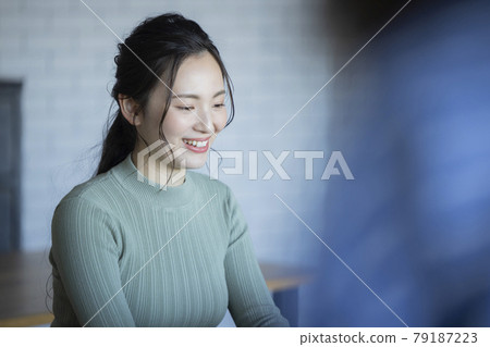 Female office personal computer 79187223