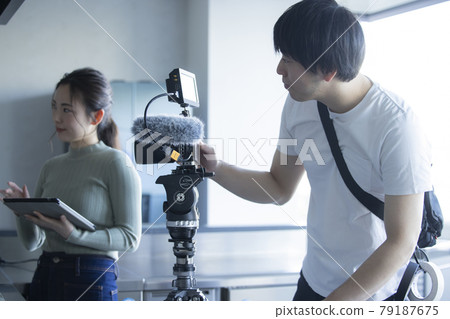 Video recording, cameraman director Video recording, cameraman director 79187675