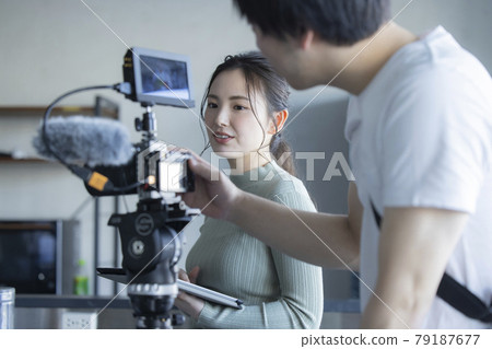 Video recording, cameraman director Video recording, cameraman director 79187677