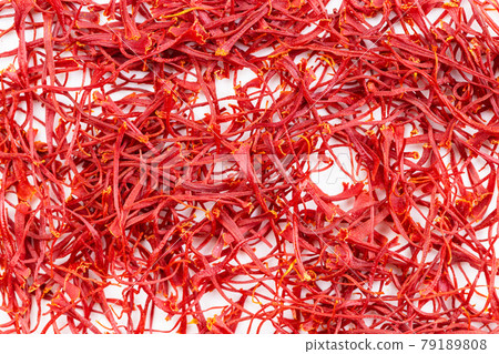 background - many crocus saffron threads 79189808