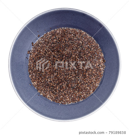 top view of porridge from boiled canihua in bowl top view of porridge from boiled canihua in bowl 79189838
