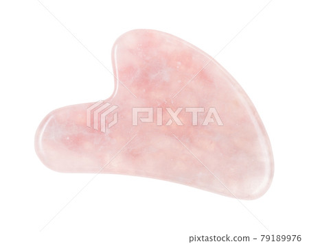 rose quartz scraper for face massage gua sha 79189976