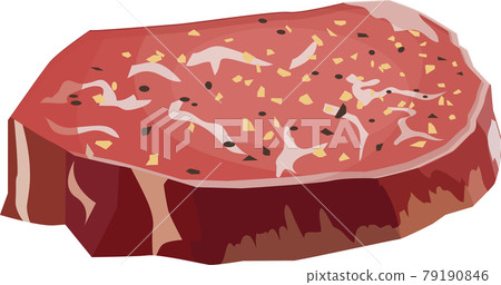 Wagyu steak illustration material vector Wagyu steak illustration material vector 79190846