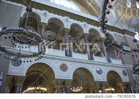 The interior of the Naval Cathedral of St. Nicholas The interior of the Naval Cathedral of St. Nicholas 79190876