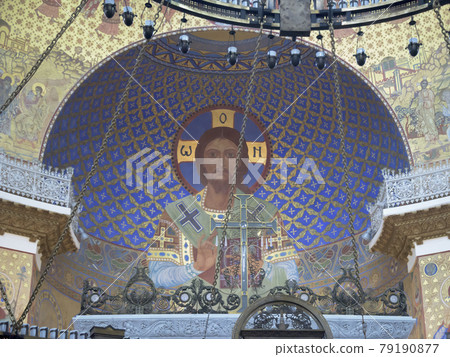 The interior of the Naval Cathedral of St. Nicholas The interior of the Naval Cathedral of St. Nicholas 79190877