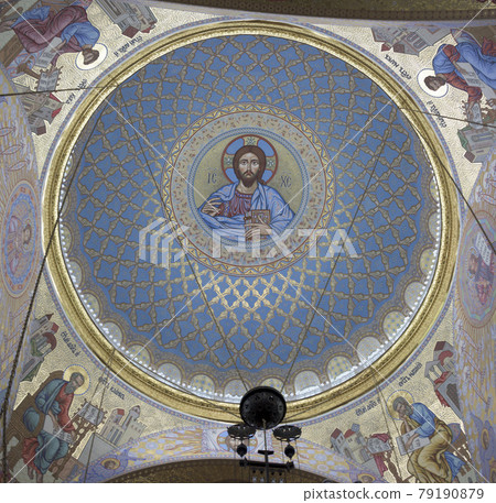 The interior of the Naval Cathedral of St. Nicholas 79190879