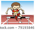 Athletics hurdles boys 79193846