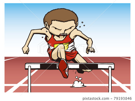 Athletics hurdles boys Athletics hurdles boys 79193846