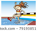 Land obstacle girls 79193851