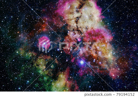 Nebula, cluster of stars in deep space. Elements of this image furnished by NASA 79194152