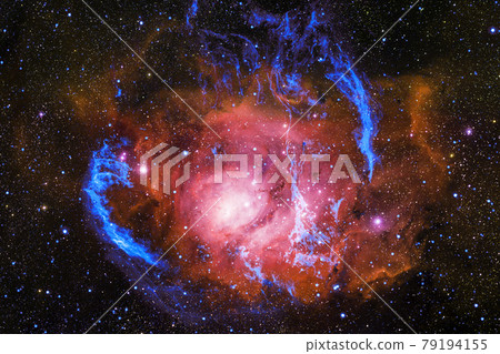Nebula, cluster of stars in deep space. Elements of this image furnished by NASA Nebula, cluster of stars in deep space. Elements of this image furnished by NASA 79194155