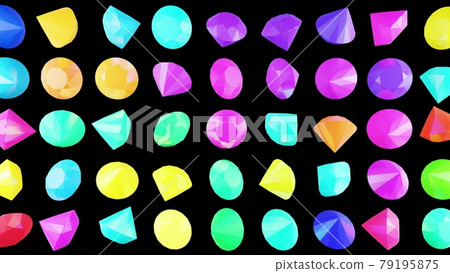 abstract festive background with multi-colored diamonds rotating in the air like placed on a plane. Beautiful bg. 3d rendering abstract festive background with multi-colored diamonds rotating in the air like placed on a plane. Beautiful bg. 3d rendering 79195875